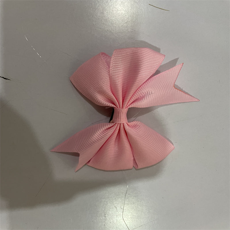 Colorful Solid Bow Hair Clip Non Slip Strong Hold Hair Accessories