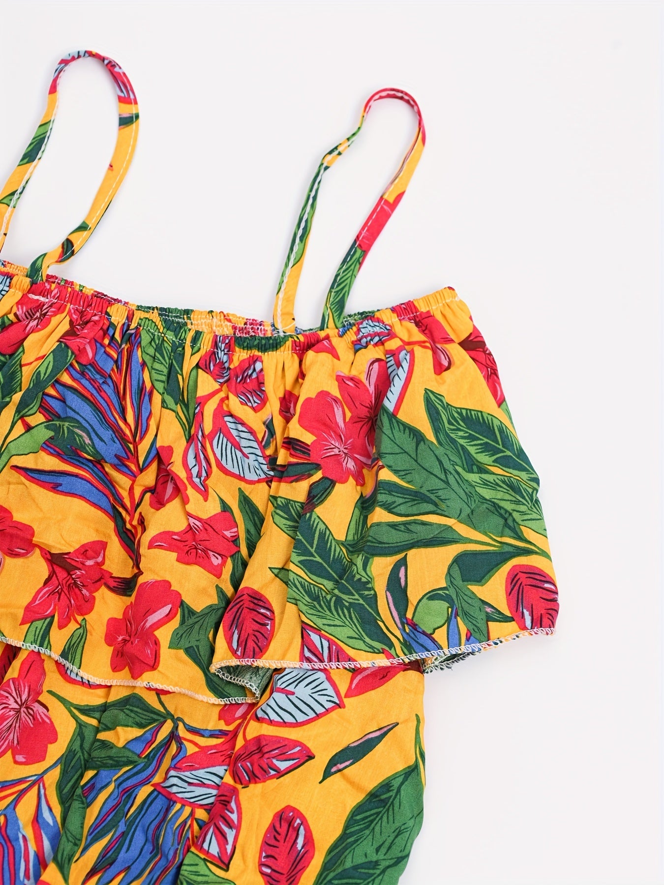 Floral Print Boho Cami Jumpsuit for Women