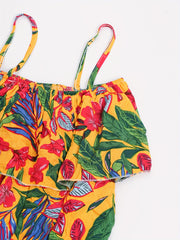 Floral Print Boho Cami Jumpsuit for Women