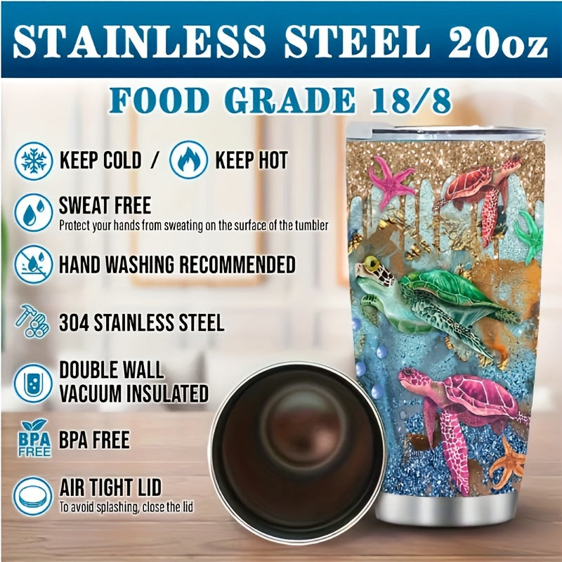 20oz Stainless Steel Insulated Tumbler Coffee Cup - Cold & Hot Beverage