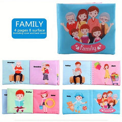 Baby Cloth Book Pleated Paper Washable Early Education Toy
