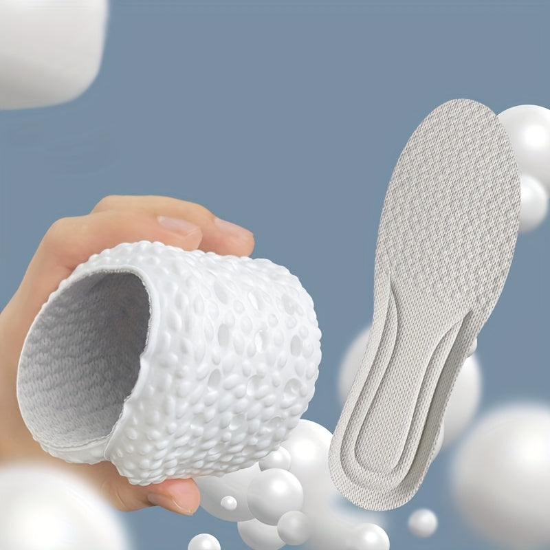 Elastic Large Particle Sports Insoles for Running
