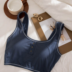 Seamless Wireless Sports Bra Breathable Tank Bra