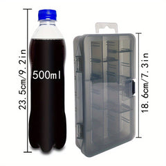 10 Grid Parts Storage Box Tool Organizer Plastic Screw Electronic Accessor