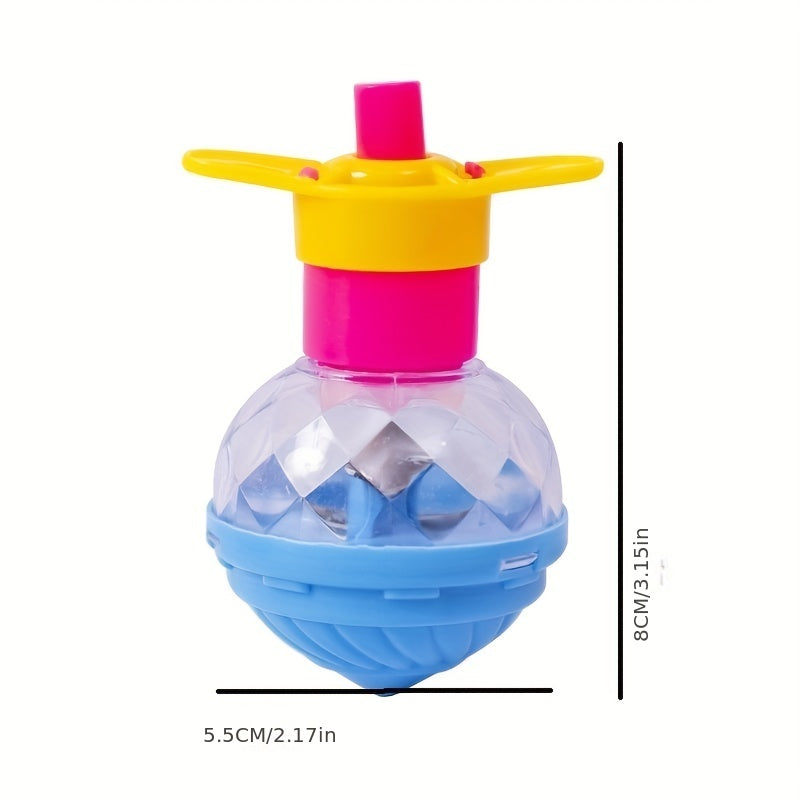 Glow Speed Gyroscope Children's Toy Random Size And Weight
