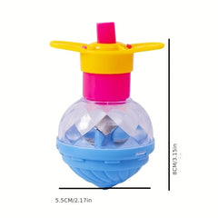 Glow Speed Gyroscope Children's Toy Random Size And Weight