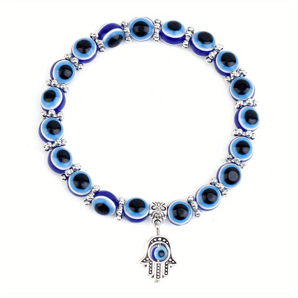 Devil's Eye Charm Bracelet Good Luck Anniversary Birthday Friendship Gift