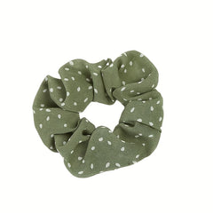 Large Scrunchies Polka Dot Floral Hair Rope Hair Accessories