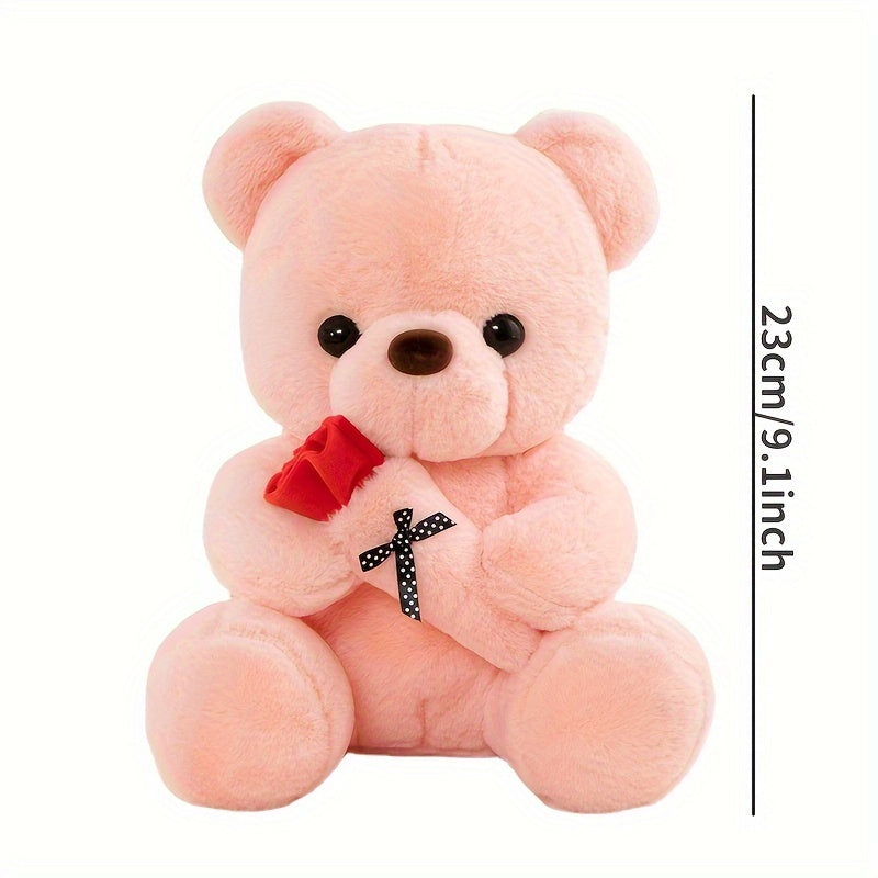 Rose Bear Plush Toy Gift Hug Bear Plush Toy Female Birthday Gift