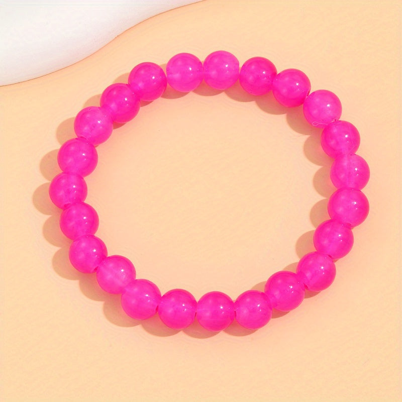 Agate Bead Bracelet for Positive Energy and Balance