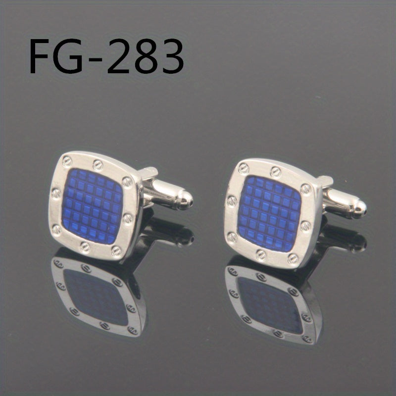Men's Square Cufflinks for Shirt Decoration