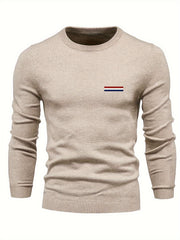 Men's Dragon Graphic Knitted Sweater