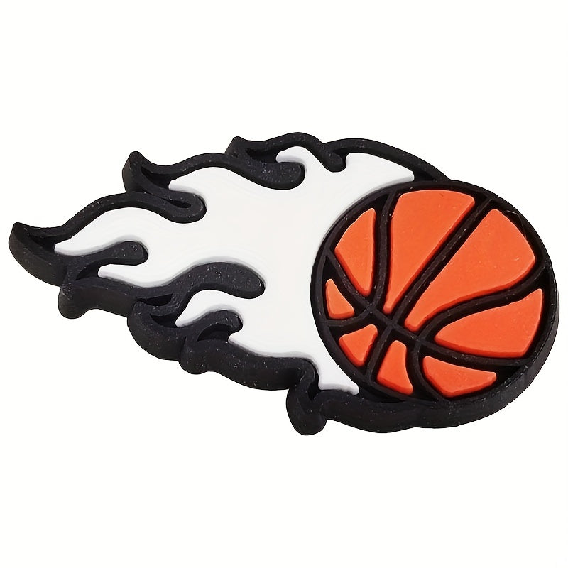 Basketball Series Buckle Hole Beach Bag Decorative Accessories