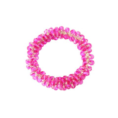 Rhinestone Hair Tie Elastic Ponytail Holder for Women Girls
