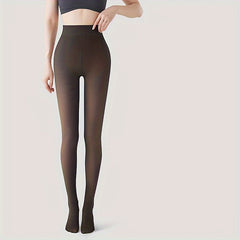 Plush Lined Tights High Waist Thermal Leggings Women's Stockings