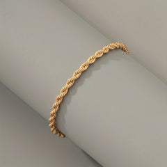Minimalist Braided Chain Bracelet For Men Daily Decoration Gift