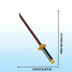 Building Blocks Assembly Model Weapon Sheath Brick Toy Boy Educational Toy Gift