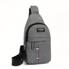 Men's Outdoor Chest Bag Cycling Shoulder Bag Waterproof Small Messenger Bag