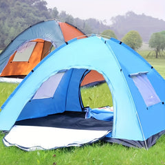 Portable Camping Tent with Sun & Rain Protection