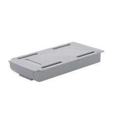 Self Stick Pencil Tray Desk Storage Drawer with Under Desk Stand Gray