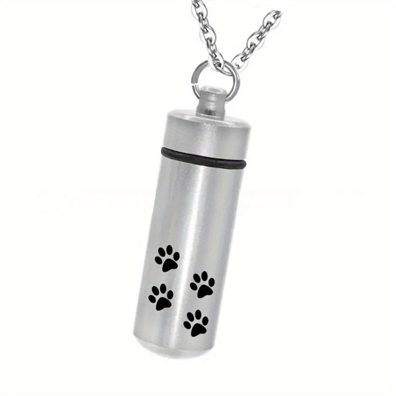 Pet Memorial Cremation Necklace for Dog Ashes