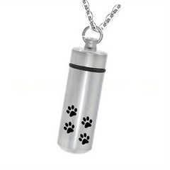 Pet Memorial Cremation Necklace for Dog Ashes
