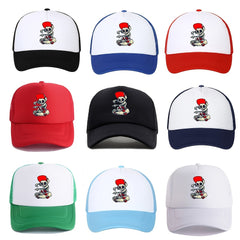 Unisex Mesh Sunshade Adjustable Baseball Cap Outdoor Sport Embroidery