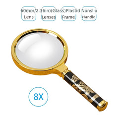 Dragon Pattern Handle Magnifying Glass