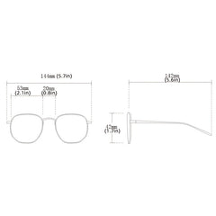 Women Oversized Cat Eye Computer Glasses Block Blue Light Relieve Fatigue