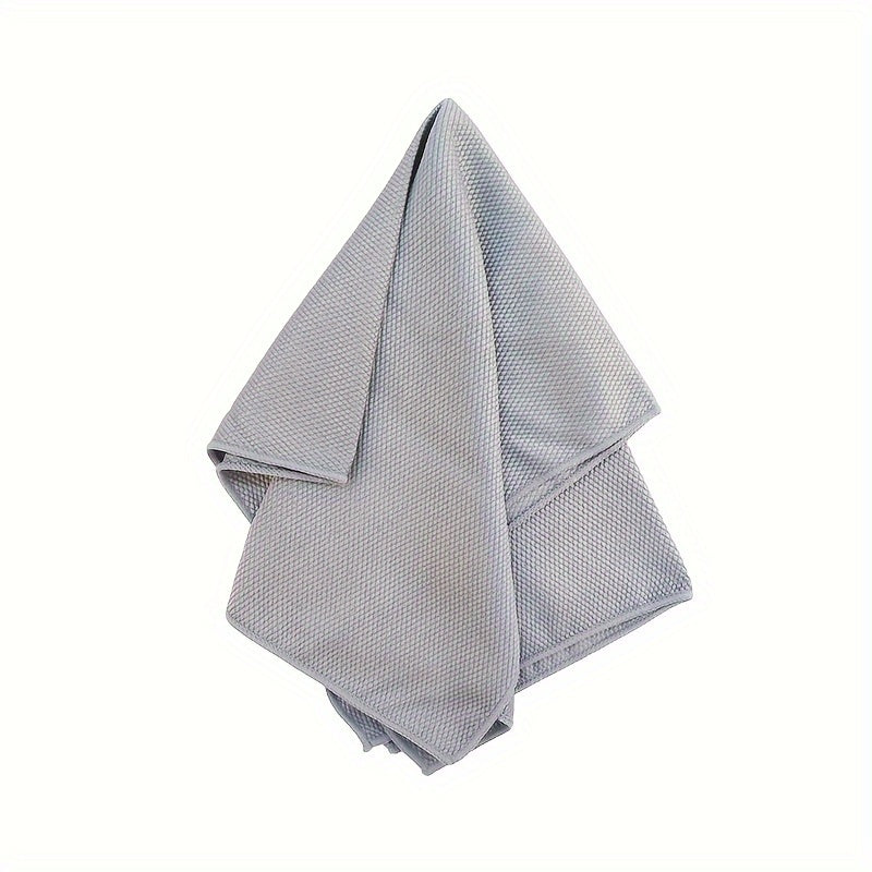 Microfiber Glass Cleaning Cloth Fish Scale Design Stainless Steel Wipes