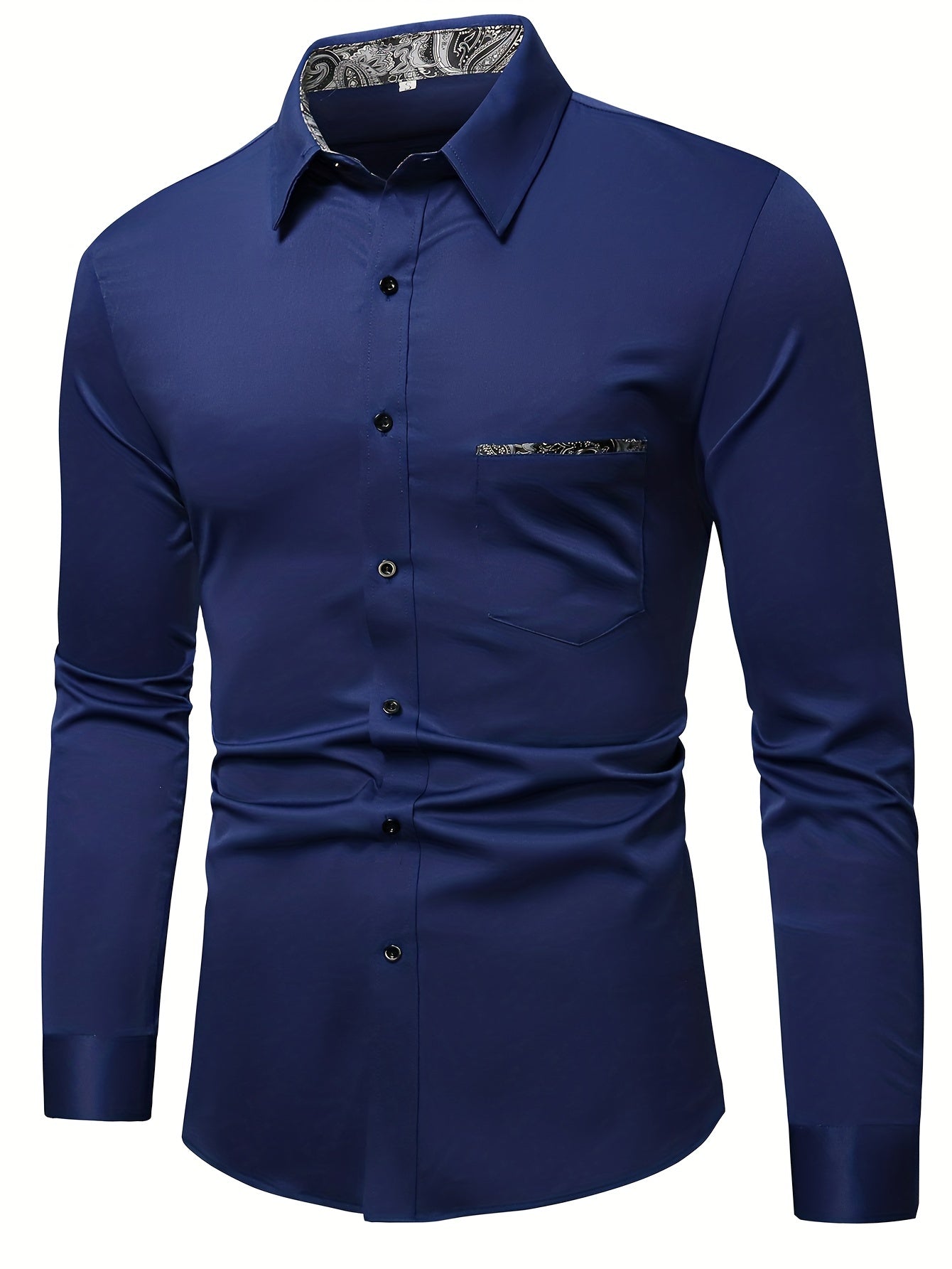 Men's Casual Button Up Shirt Spring Summer