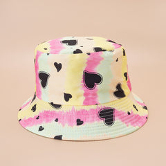 Love Pattern Sunshade Bucket Hat For Men