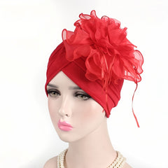 Mesh Lace Turban Cap Beanie Chemotherapy Hat