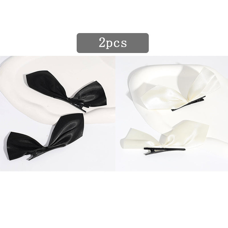 Bow French Barrette Solid Hair Clip Hairpin Daily Party Hair Accessories