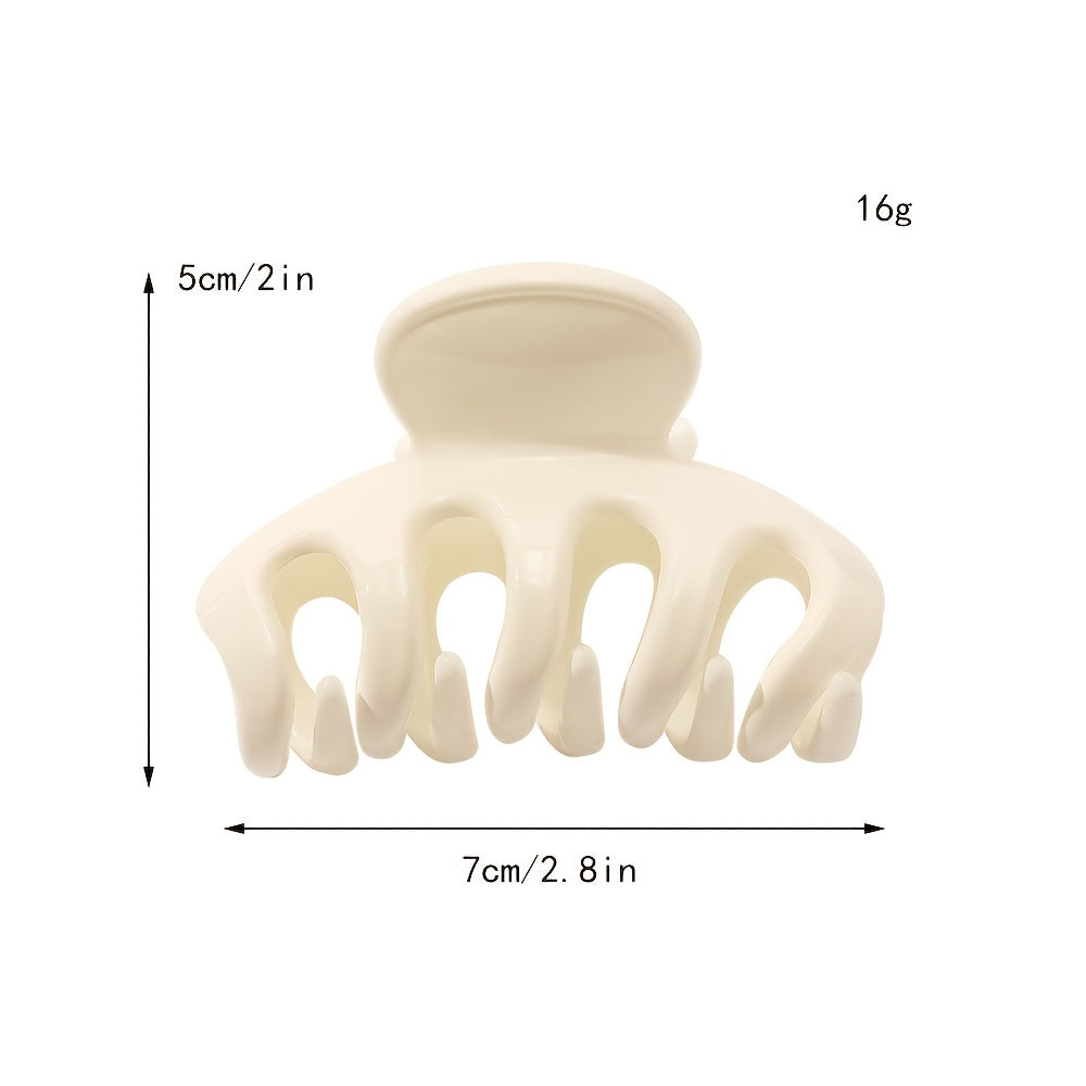 Acrylic Hair Claw Clips for Thin Hair - Small Medium Banana Hair Accessories