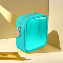 Preppy Small Makeup Bag Cosmetic Zipper Pouch Purse