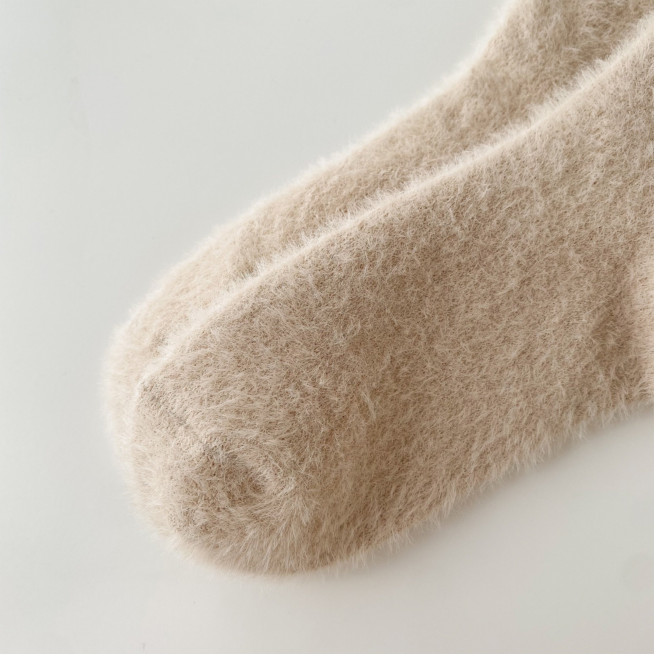 5 Pairs Heart Embroidery Socks Warm & Comfy Fuzzy Stockings