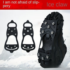 Outdoor Non-slip Crampons Snow Shoe Spikes For Hiking Mountaineering