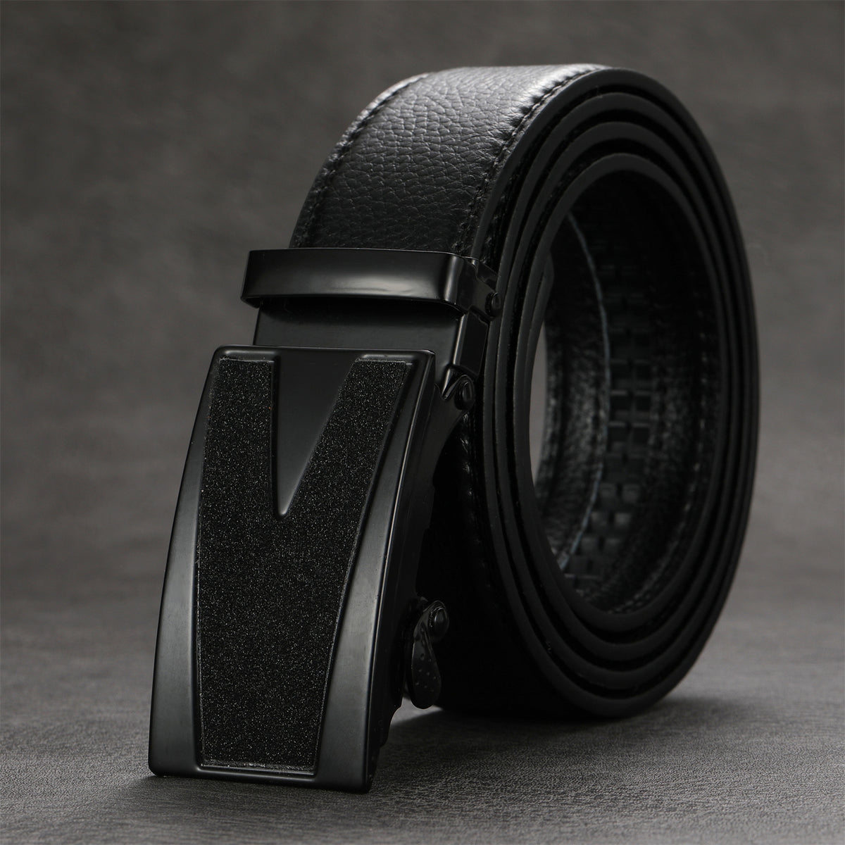 Men's Automatic Buckle Belt - Stylish Leather Waist Strap