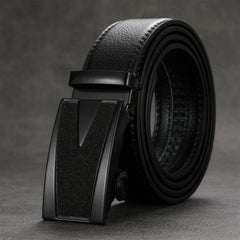 Men's Automatic Buckle Belt - Stylish Leather Waist Strap