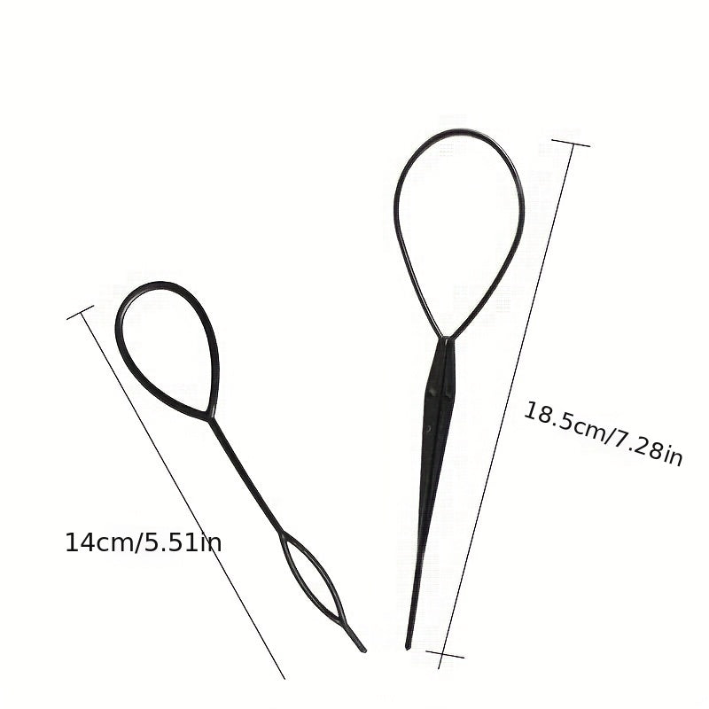 20pcs Hair Stick Hairdressing Tool Braid Accessories Ponytail Maker