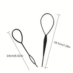 20pcs Hair Stick Hairdressing Tool Braid Accessories Ponytail Maker