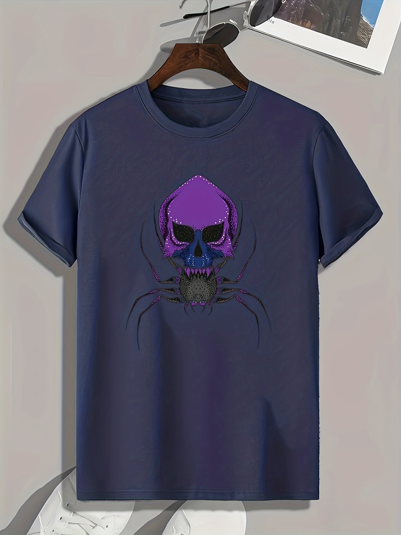 Monster Print Men's Graphic T shirt Casual Comfy Tees For Summer Mens Clothing