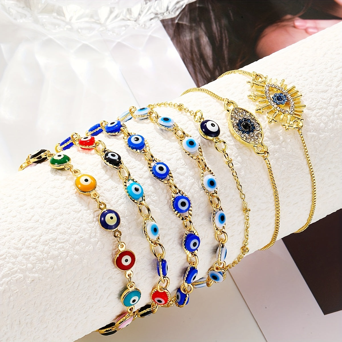 50pcs Eye Double Hanging Jewelry Connector