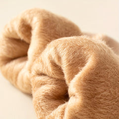 3 Pairs Plush Lined Mid Tube Socks for Women