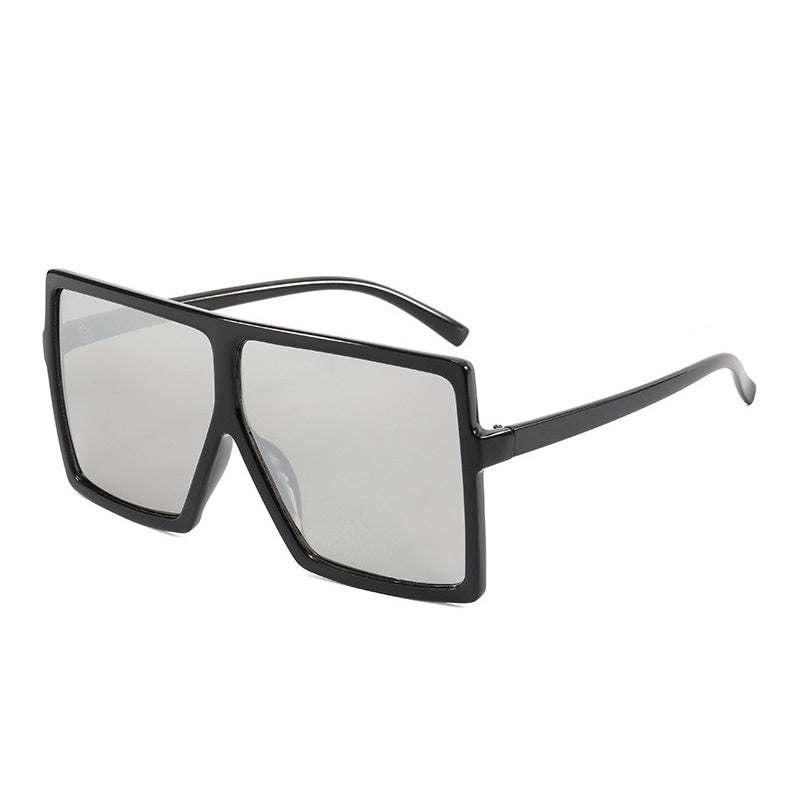 Flat Frame Oversized Sunglasses for Women