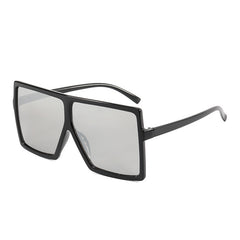 Flat Frame Oversized Sunglasses for Women