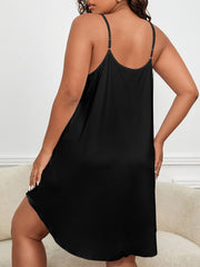Floral Skull Print Scoop Neck Nightdress