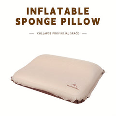 Inflatable Pillow for Travel Home Camping Easy Inflation Foldable Portable