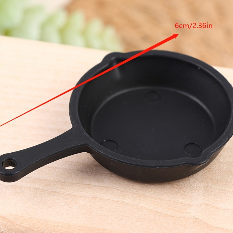2pcs Doll House Kitchen Utensil Pan 1:12 Dollhouse Accessories